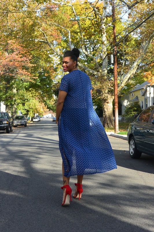 Styled by Lumia: Kimono Maxi + Leather Shorts #ChicaFashionBlog