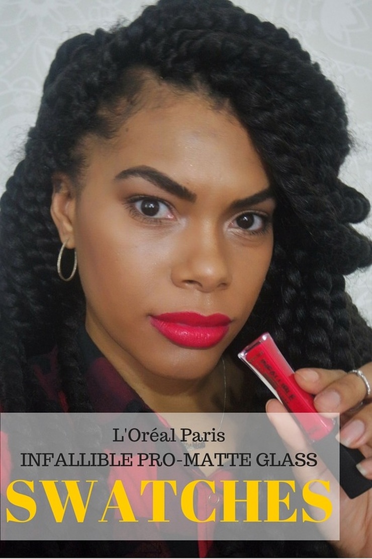 Alicia Gibbs: L'oreal Infalliable Pro-Matte Lip Gloss Swatches #chicafashionpage #Loreal
