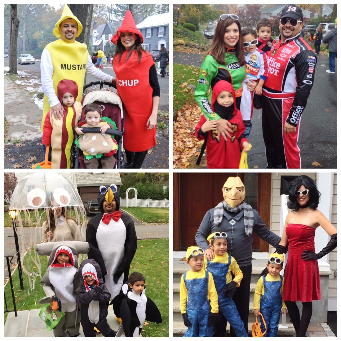 Alicia Gibbs: 12 DIY Family Themed Costumes - Condiments, Racecar Drivers, Under the Sea + Minions