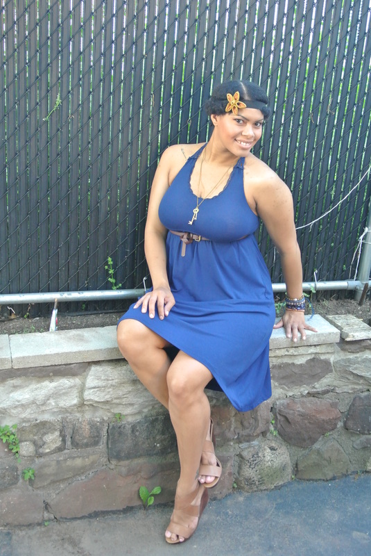 Alicia Gibbs Mandee Summer Outfit: Jersey Knit Hi-Lo Dress
