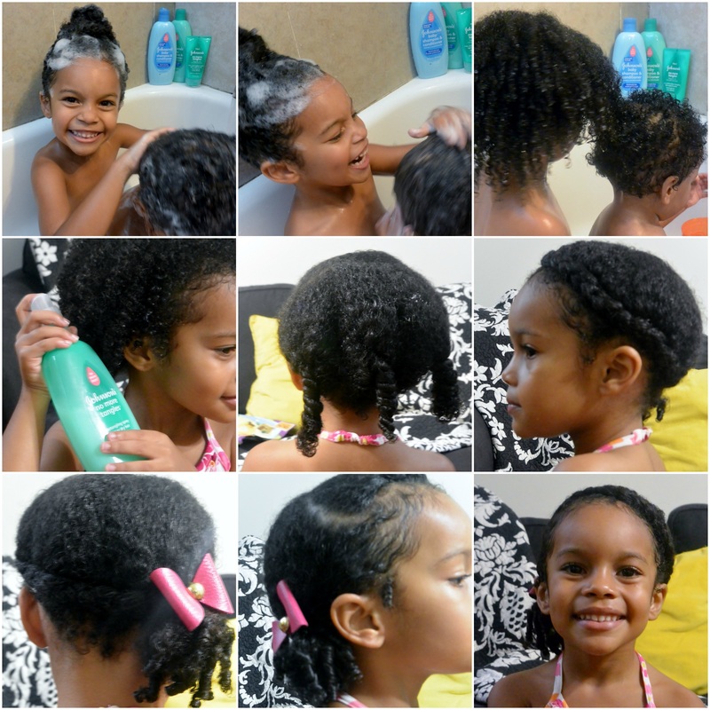 Mini Chica Fashion: Back to School Hair Regimen with JOHNSON’S® NO MORE TANGLES®