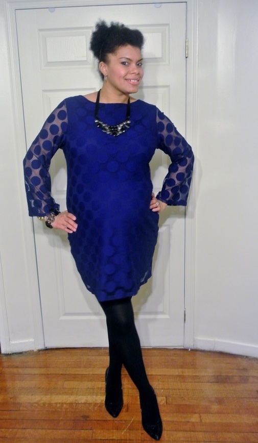 Alicia Gibbs Crochet Dress + Glitter Heels