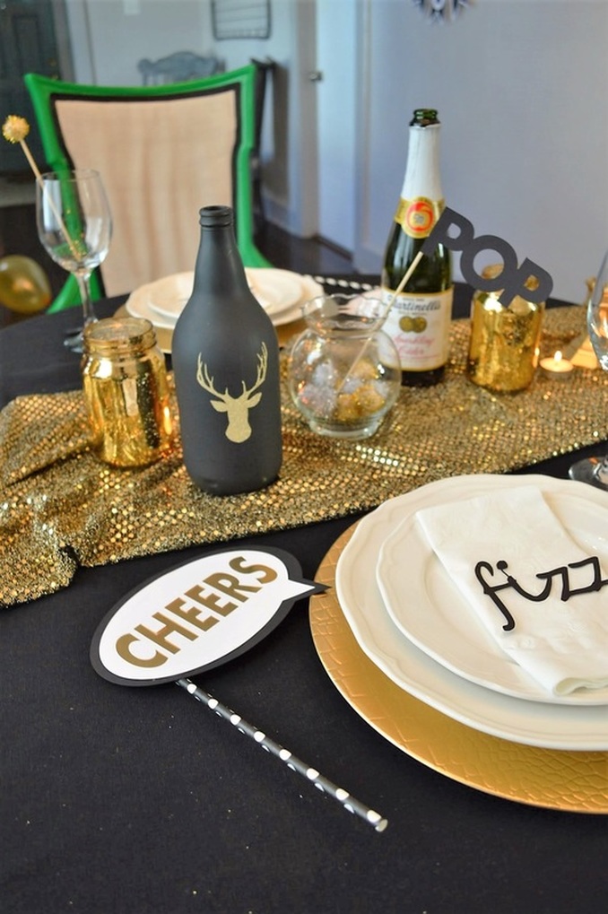 How to Throw a Last Minute New Year's Eve Party #ChicaFashionBlog