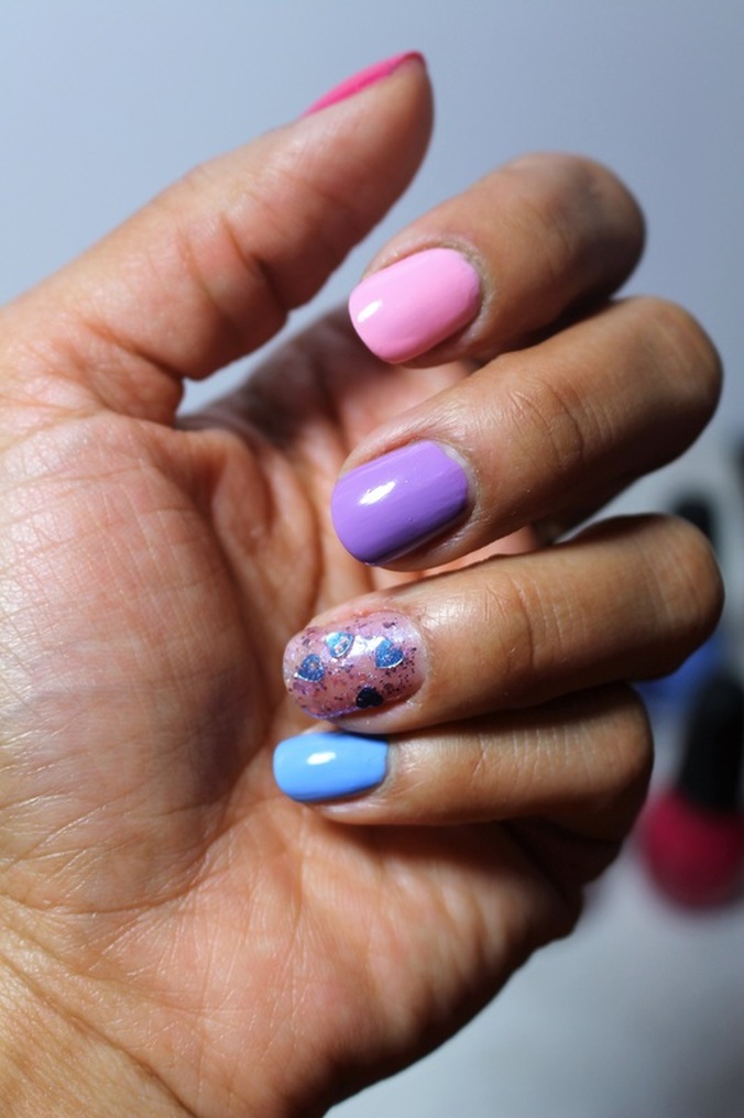 Easter Mani using New Shades from SinfulColors #chicafashionblog