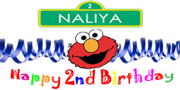 Looking Back at Naliya's Elmo 2nd Birthday Party