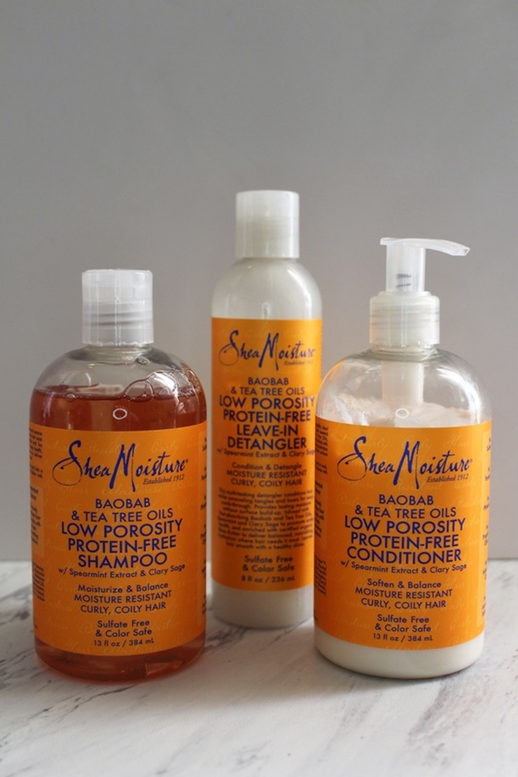 Hair Porosity 101: Shea Moisture High + Low Porosity Collection Review + Giveaway #chicafashionblog