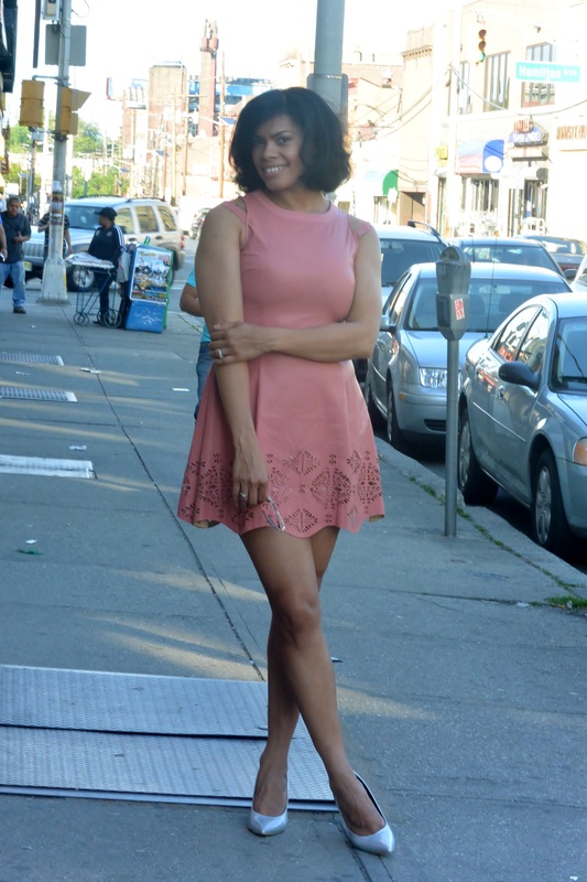 Alicia Gibbs: Chica Fashion: Summer Meet and Greet at Moda Boutique: Laser Cut Dress + Hologram Wedges
