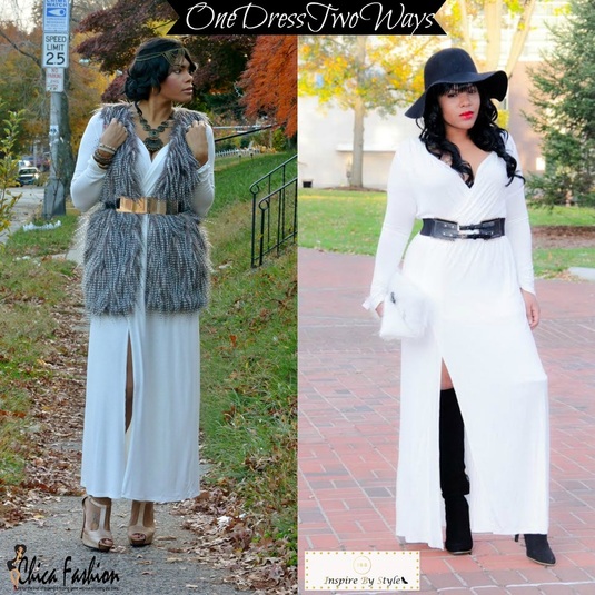 Alicia Gibbs: Outfit Collab: One Goddess Dress Two Ways #ChicaFashionBlog
