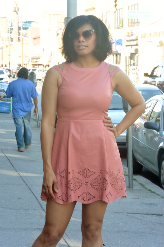 Alicia Gibbs: Chica Fashion: Summer Meet and Greet at Moda Boutique: Laser Cut Dress + Hologram Wedges