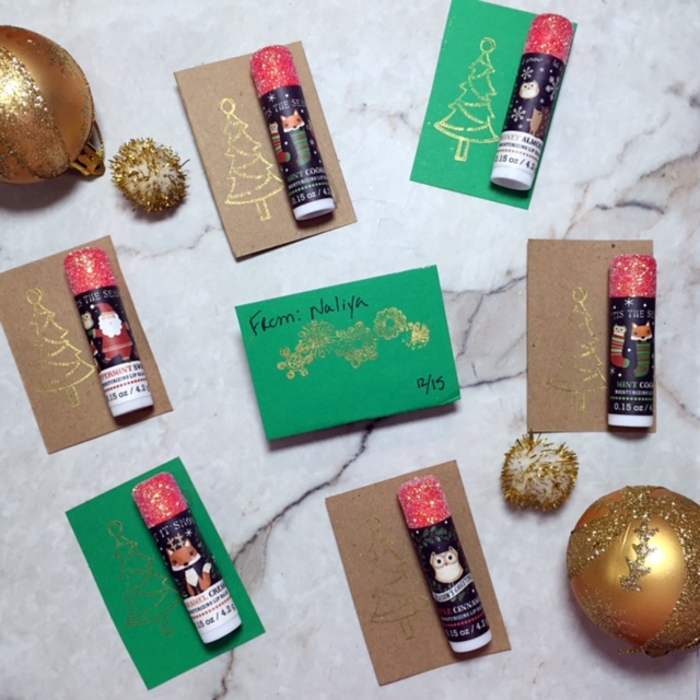Easy DIY: Chapstick Class Christmas Gift #chicafashionblog