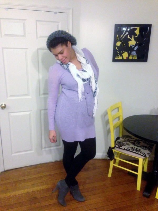 Lilac Sweater Dress Love