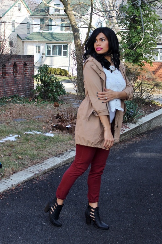Alicia Gibbs: GALentine's Day Outfit: Crochet Top + Skinny Pants #ChicaFashionBlog