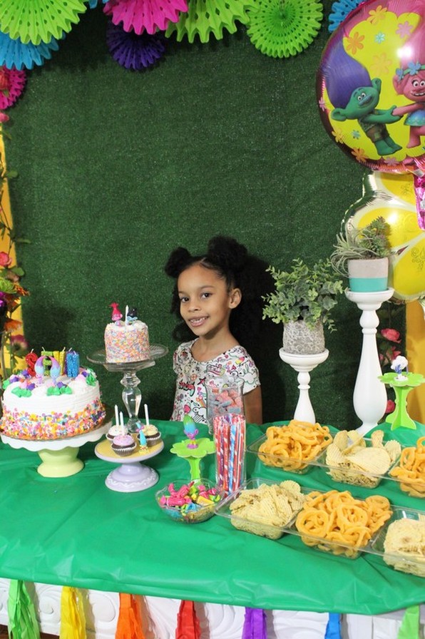 Naliya's 7th Birthday: Dreamworks Trolls Party #ChicaFashionBlog
