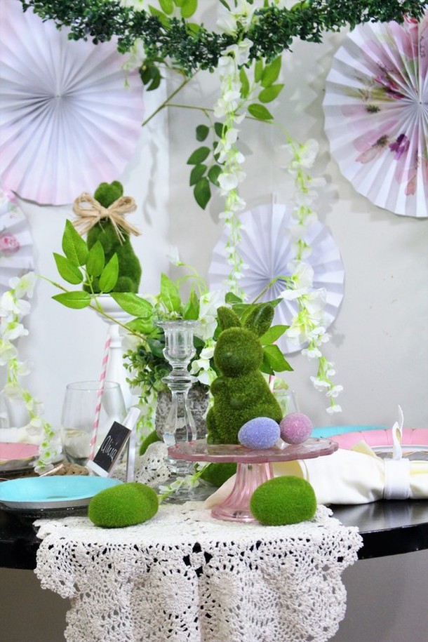 Alicia Gibbs: Enchanted Garden Easter Tablescape #ChicaFashionBlog